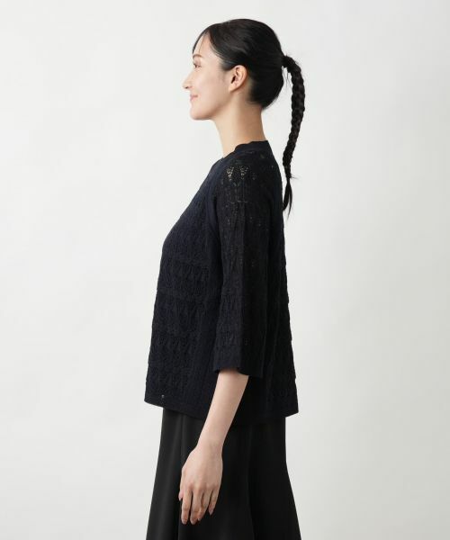 Leilian PLUS HOUSE / レリアンプラスハウス ニット・セーター | 【店舗人気】透かし編みニット | 詳細11