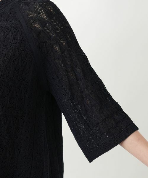 Leilian PLUS HOUSE / レリアンプラスハウス ニット・セーター | 【店舗人気】透かし編みニット | 詳細15