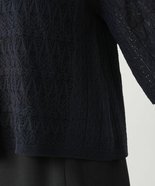 Leilian PLUS HOUSE / レリアンプラスハウス ニット・セーター | 【店舗人気】透かし編みニット | 詳細16