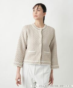 Leilian PLUS HOUSE / レリアンプラスハウス テーラードジャケット | ノーカラージャケット