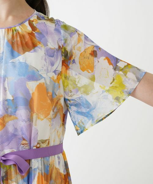 Leilian PLUS HOUSE / レリアンプラスハウス ドレス | フラワー柄フレアワンピース【プラス企画】 | 詳細11