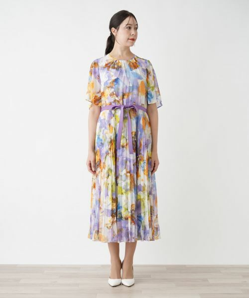 Leilian PLUS HOUSE / レリアンプラスハウス ドレス | フラワー柄フレアワンピース【プラス企画】 | 詳細5