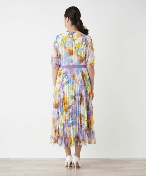 Leilian PLUS HOUSE / レリアンプラスハウス ドレス | フラワー柄フレアワンピース【プラス企画】 | 詳細7