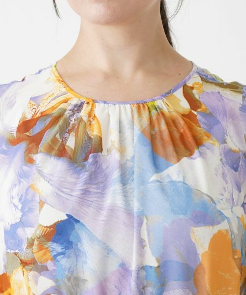 Leilian PLUS HOUSE / レリアンプラスハウス ドレス | フラワー柄フレアワンピース【プラス企画】 | 詳細8