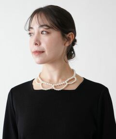 Leilian PLUS HOUSE / レリアンプラスハウス ネックレス・ペンダント・チョーカー | スカラップネックレス【BOURGE】