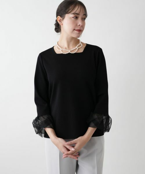 Leilian PLUS HOUSE / レリアンプラスハウス ネックレス・ペンダント・チョーカー | スカラップネックレス【BOURGE】 | 詳細1