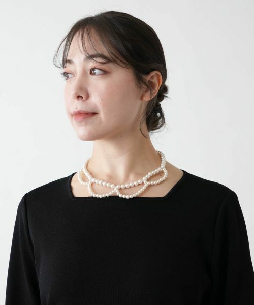 Leilian PLUS HOUSE / レリアンプラスハウス ネックレス・ペンダント・チョーカー | スカラップネックレス【BOURGE】 | 詳細3