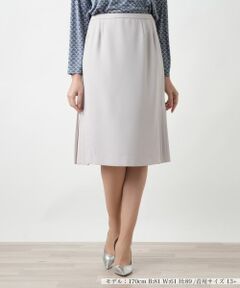 Leilian PLUS HOUSE / レリアンプラスハウス ミニ・ひざ丈スカート | 【店舗人気】プリーツ切替ミディスカート