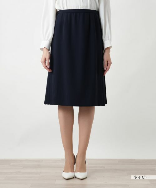 Leilian PLUS HOUSE / レリアンプラスハウス ミニ・ひざ丈スカート | 【店舗人気】プリーツ切替ミディスカート | 詳細10