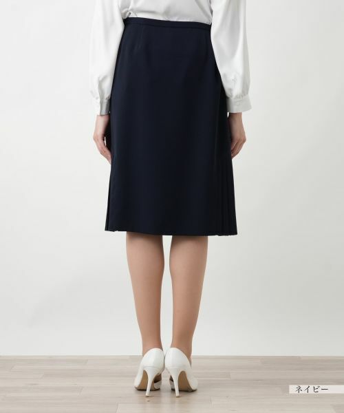 Leilian PLUS HOUSE / レリアンプラスハウス ミニ・ひざ丈スカート | 【店舗人気】プリーツ切替ミディスカート | 詳細12
