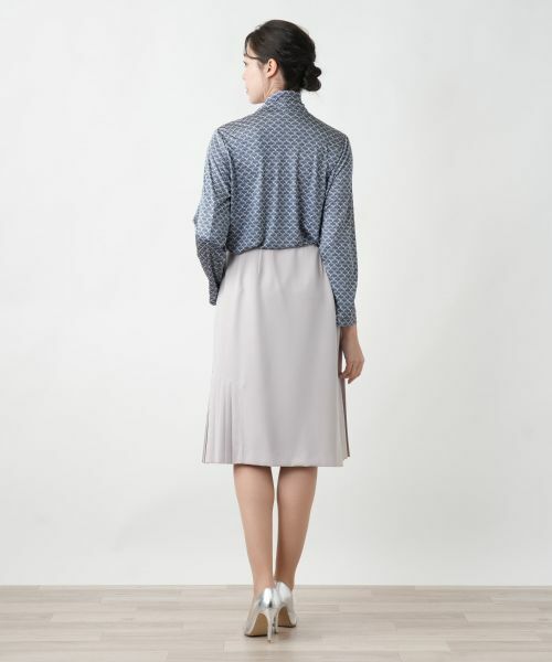 Leilian PLUS HOUSE / レリアンプラスハウス ミニ・ひざ丈スカート | 【店舗人気】プリーツ切替ミディスカート | 詳細6