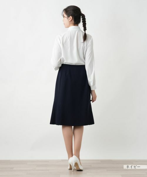 Leilian PLUS HOUSE / レリアンプラスハウス ミニ・ひざ丈スカート | 【店舗人気】プリーツ切替ミディスカート | 詳細9