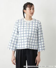 Leilian PLUS HOUSE / レリアンプラスハウス テーラードジャケット | 【店舗人気】ノーカラージャケット