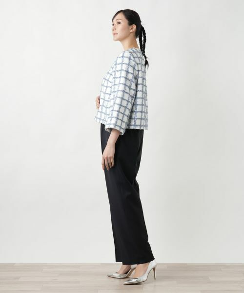 Leilian PLUS HOUSE / レリアンプラスハウス テーラードジャケット | 【店舗人気】ノーカラージャケット | 詳細2