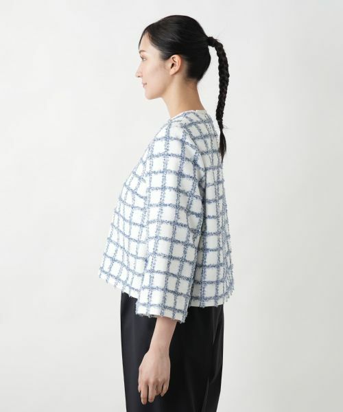 Leilian PLUS HOUSE / レリアンプラスハウス テーラードジャケット | 【店舗人気】ノーカラージャケット | 詳細5