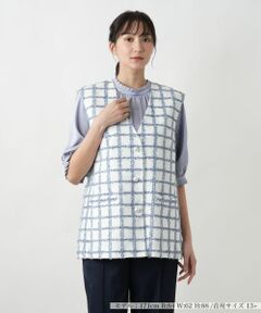 Leilian PLUS HOUSE / レリアンプラスハウス テーラードジャケット | ツイードベスト