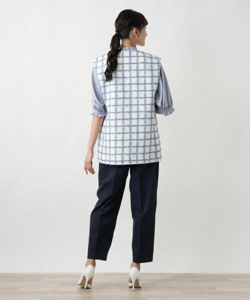 Leilian PLUS HOUSE / レリアンプラスハウス テーラードジャケット | ツイードベスト | 詳細3