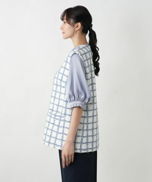 Leilian PLUS HOUSE / レリアンプラスハウス テーラードジャケット | ツイードベスト | 詳細5