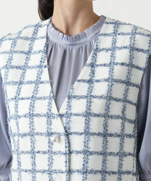 Leilian PLUS HOUSE / レリアンプラスハウス テーラードジャケット | ツイードベスト | 詳細7