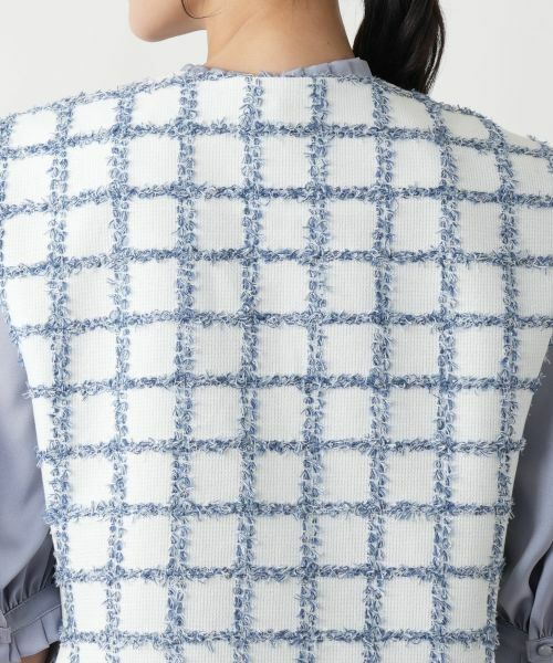 Leilian PLUS HOUSE / レリアンプラスハウス テーラードジャケット | ツイードベスト | 詳細8