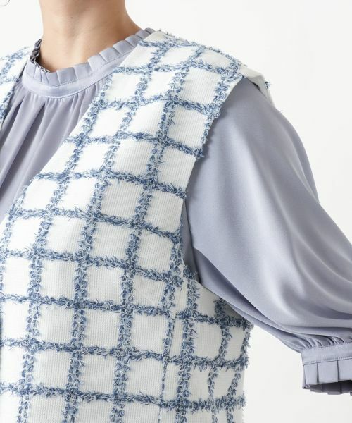 Leilian PLUS HOUSE / レリアンプラスハウス テーラードジャケット | ツイードベスト | 詳細9