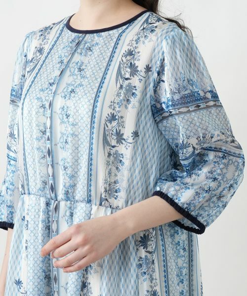 Leilian PLUS HOUSE / レリアンプラスハウス ドレス | 【店舗人気】プリントフレアワンピース【BOURGE】 | 詳細10