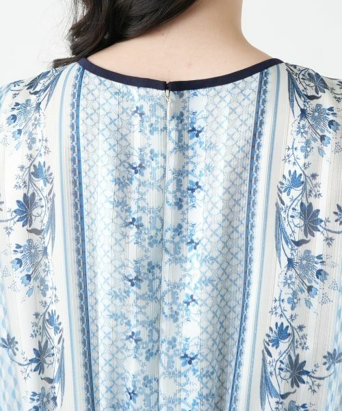 Leilian PLUS HOUSE / レリアンプラスハウス ドレス | 【店舗人気】プリントフレアワンピース【BOURGE】 | 詳細8