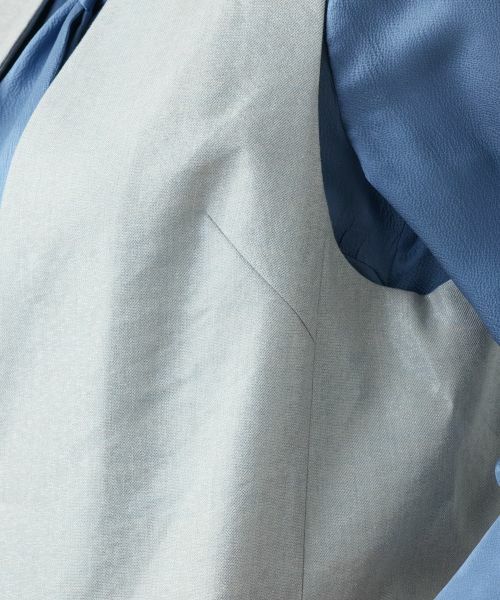 Leilian PLUS HOUSE / レリアンプラスハウス テーラードジャケット | 【店舗人気】ノーカラーベスト | 詳細10