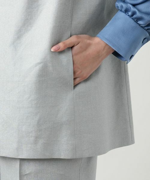 Leilian PLUS HOUSE / レリアンプラスハウス テーラードジャケット | 【店舗人気】ノーカラーベスト | 詳細11