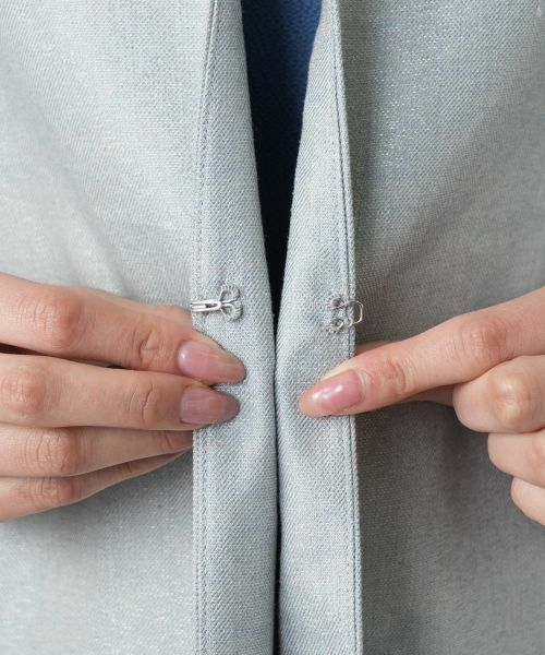 Leilian PLUS HOUSE / レリアンプラスハウス テーラードジャケット | 【店舗人気】ノーカラーベスト | 詳細12