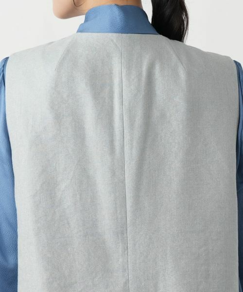 Leilian PLUS HOUSE / レリアンプラスハウス テーラードジャケット | 【店舗人気】ノーカラーベスト | 詳細8