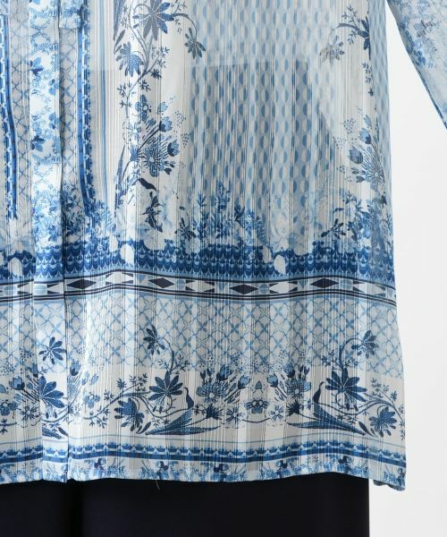 Leilian PLUS HOUSE / レリアンプラスハウス シャツ・ブラウス | 【店舗人気】プリントボウタイブラウス【BOURGE】 | 詳細11