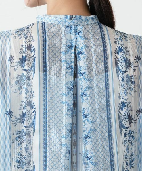 Leilian PLUS HOUSE / レリアンプラスハウス シャツ・ブラウス | 【店舗人気】プリントボウタイブラウス【BOURGE】 | 詳細9