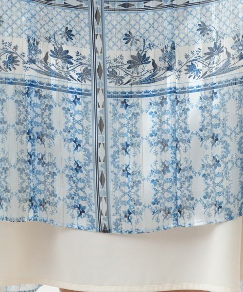 Leilian PLUS HOUSE / レリアンプラスハウス ミニ・ひざ丈スカート | プリントスカ−ト | 詳細13