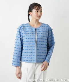 Leilian PLUS HOUSE / レリアンプラスハウス テーラードジャケット | 【店舗人気】ノーカラージャケット