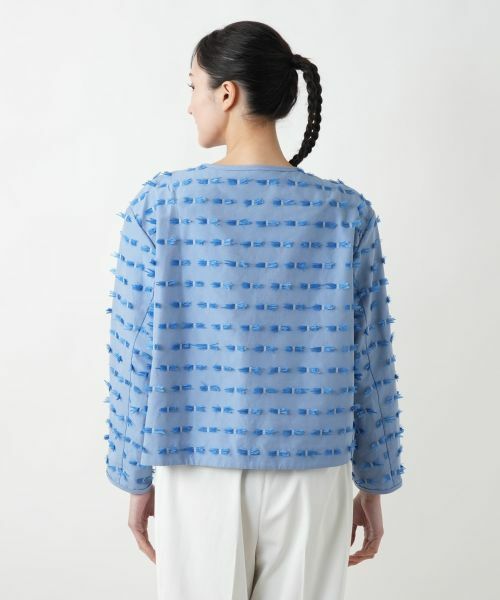 Leilian PLUS HOUSE / レリアンプラスハウス テーラードジャケット | 【店舗人気】ノーカラージャケット | 詳細9