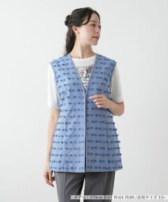 Leilian PLUS HOUSE / レリアンプラスハウス テーラードジャケット | Vネックベスト