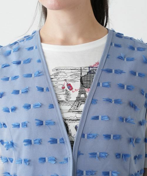 Leilian PLUS HOUSE / レリアンプラスハウス テーラードジャケット | Vネックベスト | 詳細10