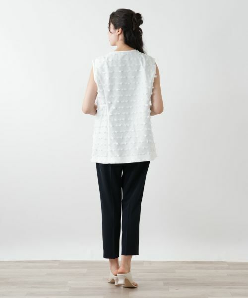 Leilian PLUS HOUSE / レリアンプラスハウス テーラードジャケット | Vネックベスト | 詳細3