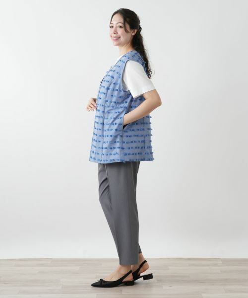 Leilian PLUS HOUSE / レリアンプラスハウス テーラードジャケット | Vネックベスト | 詳細5