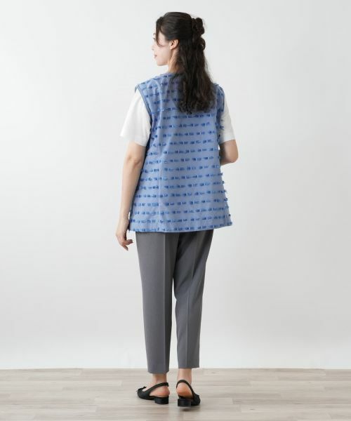 Leilian PLUS HOUSE / レリアンプラスハウス テーラードジャケット | Vネックベスト | 詳細6