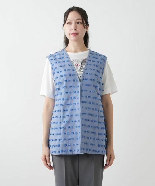 Leilian PLUS HOUSE / レリアンプラスハウス テーラードジャケット | Vネックベスト | 詳細7