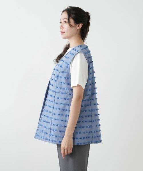 Leilian PLUS HOUSE / レリアンプラスハウス テーラードジャケット | Vネックベスト | 詳細8