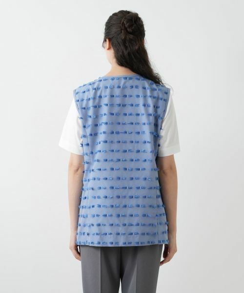 Leilian PLUS HOUSE / レリアンプラスハウス テーラードジャケット | Vネックベスト | 詳細9