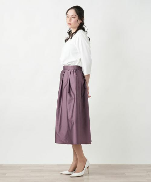 Leilian PLUS HOUSE / レリアンプラスハウス ミニ・ひざ丈スカート | 【店舗人気】フレアスカート【BOURGE】 | 詳細2