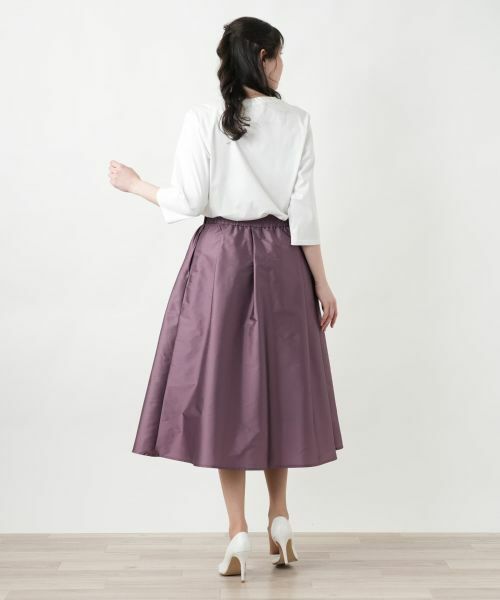 Leilian PLUS HOUSE / レリアンプラスハウス ミニ・ひざ丈スカート | 【店舗人気】フレアスカート【BOURGE】 | 詳細3