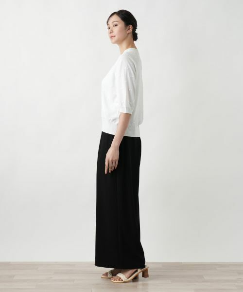 Leilian PLUS HOUSE / レリアンプラスハウス ニット・セーター | 【店舗人気】リボンモチーフニットトップス | 詳細5