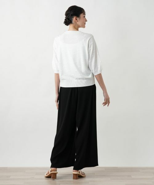 Leilian PLUS HOUSE / レリアンプラスハウス ニット・セーター | 【店舗人気】リボンモチーフニットトップス | 詳細6