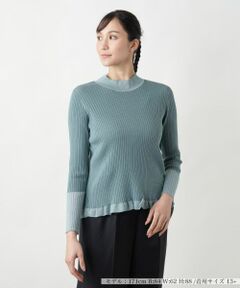 Leilian PLUS HOUSE / レリアンプラスハウス ニット・セーター | 【店舗人気】ストレッチリブインナー