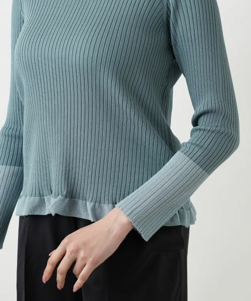 Leilian PLUS HOUSE / レリアンプラスハウス ニット・セーター | 【店舗人気】ストレッチリブインナー | 詳細15